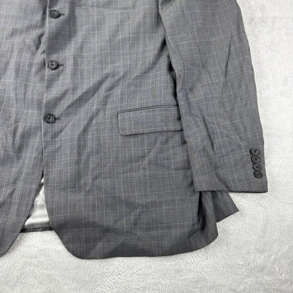 Burberry Grey Blazer 100% Wool Men’s Size 46 - Picture 15 of 15